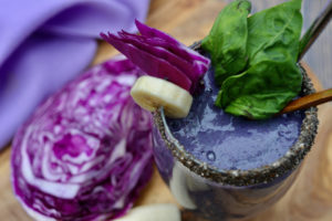 sweet surprise cabbage and banana smoothie