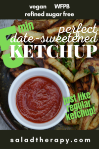 Date-Sweetened Refined-Sugar-Free Ketchup