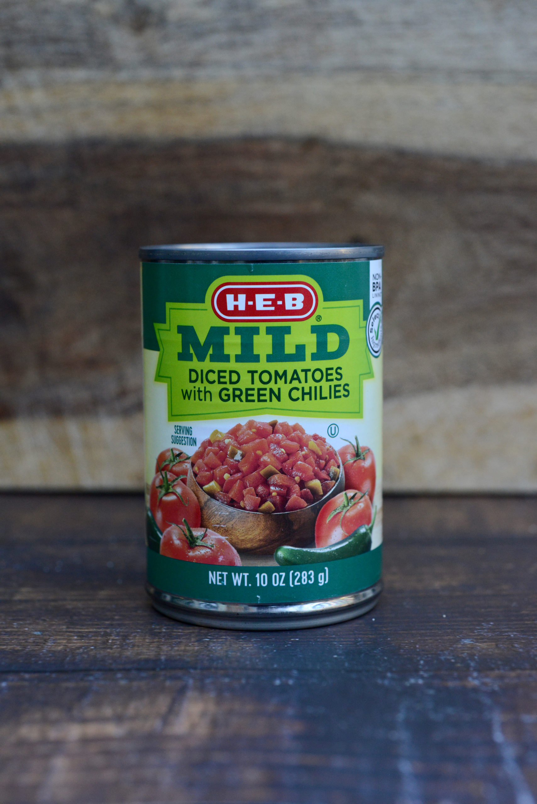 can of diced tomatoes with green chilis